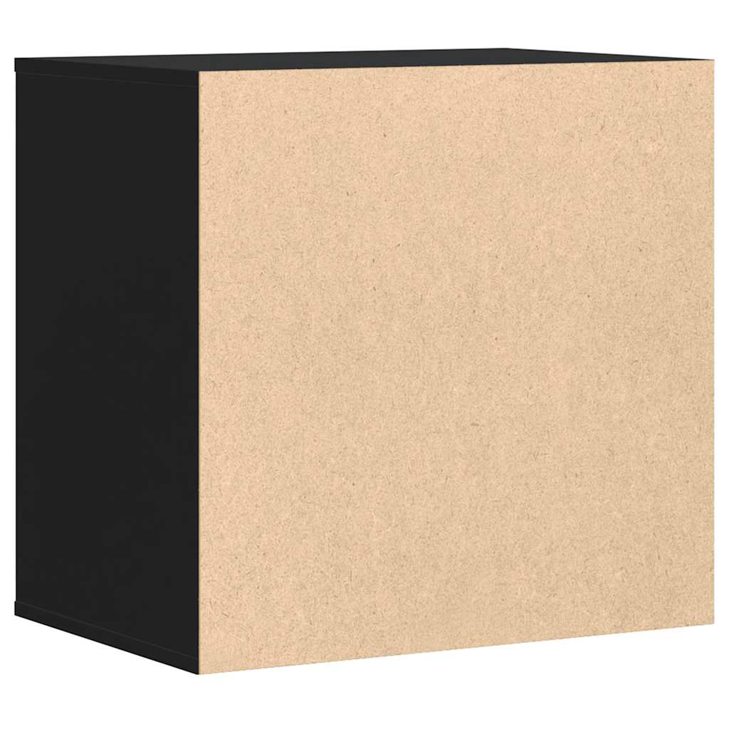 Kutna komoda s ladicama crna 60x41x58 cm od konstruiranog drva