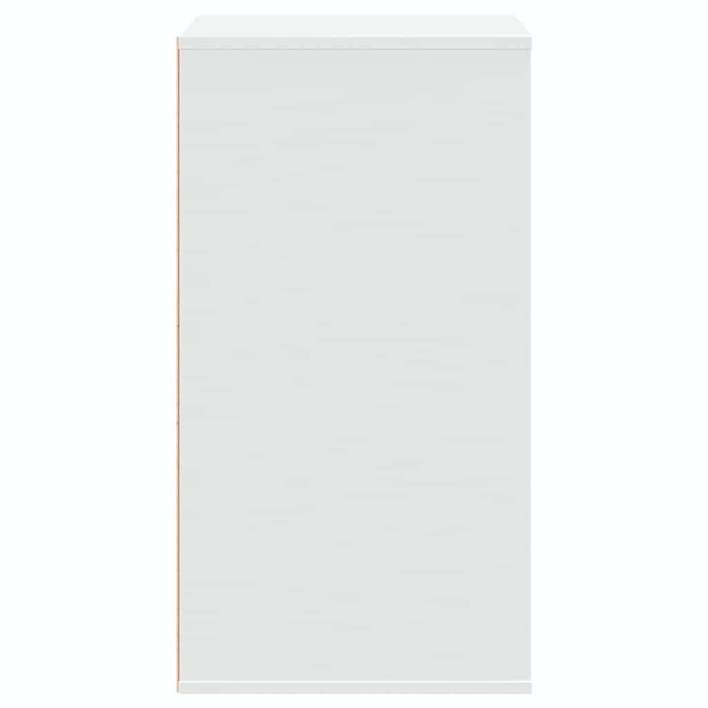 Kutna komoda s ladicama bijela 60x41x76cm od konstruiranog drva