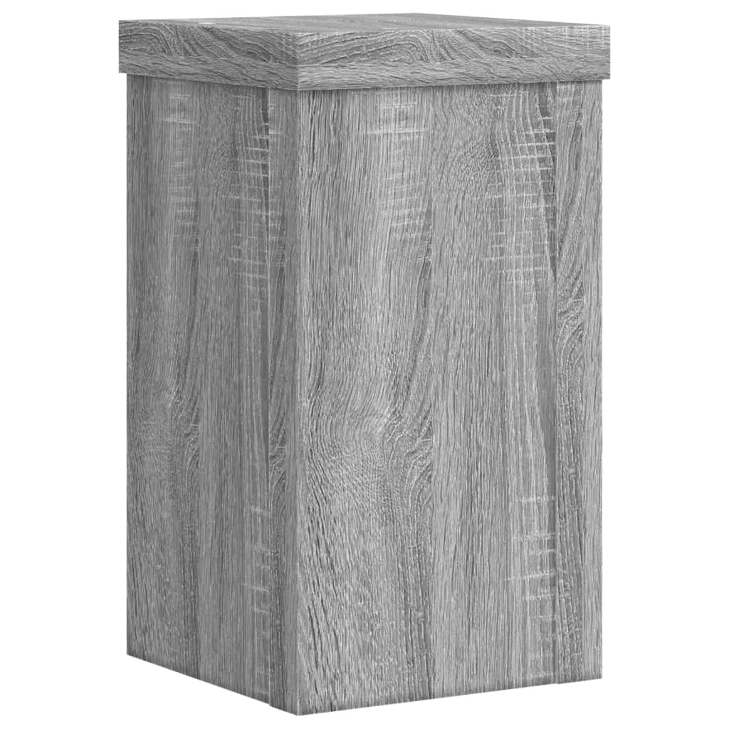 Stalci za biljke 2 kom boja hrasta 10x10x18cm konstruirano drvo