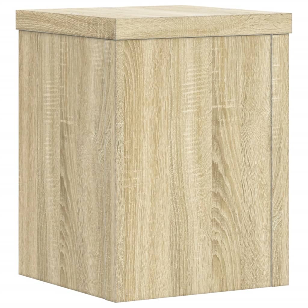 Stalci za biljke 2 kom boja hrasta 15 x 15 x 20 cm drveni