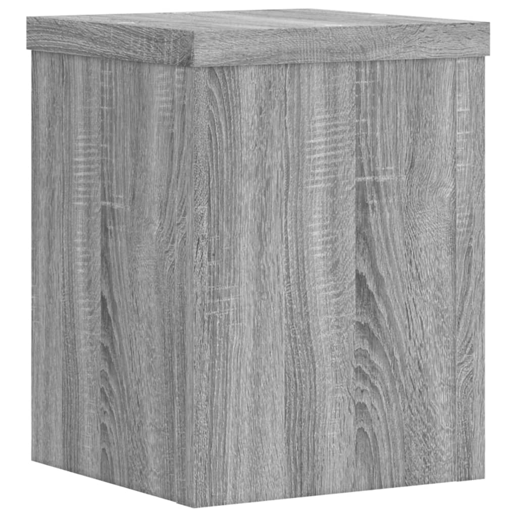 Stalci za biljke 2 kom boja hrasta 15x15x20cm konstruirano drvo