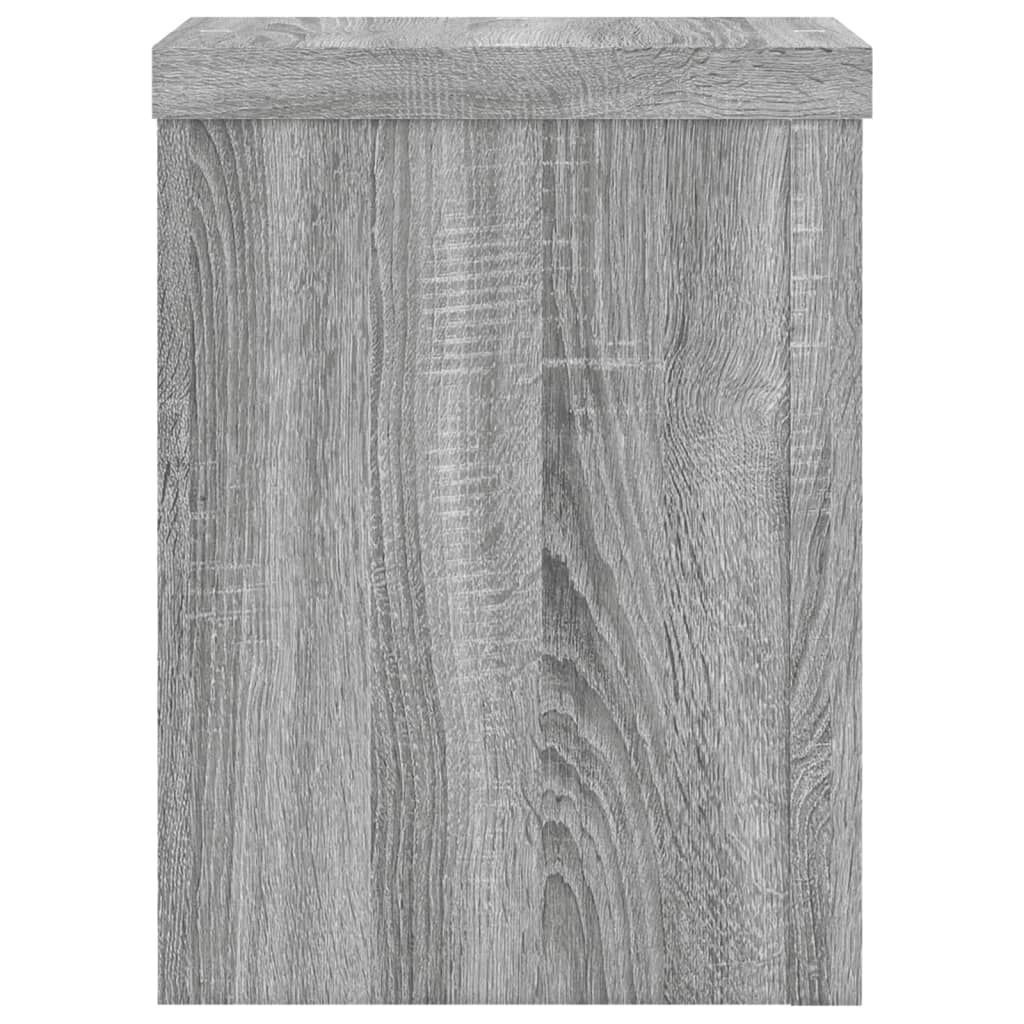 Stalci za biljke 2 kom boja hrasta 15x15x20cm konstruirano drvo