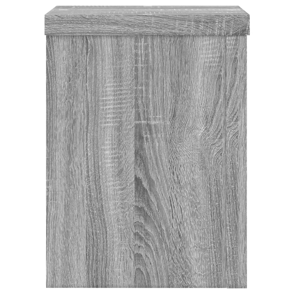 Stalci za biljke 2 kom boja hrasta 15x15x20cm konstruirano drvo