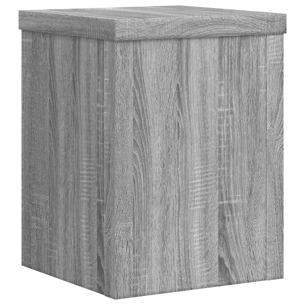 Stalci za biljke 2 kom boja hrasta 15x15x20cm konstruirano drvo