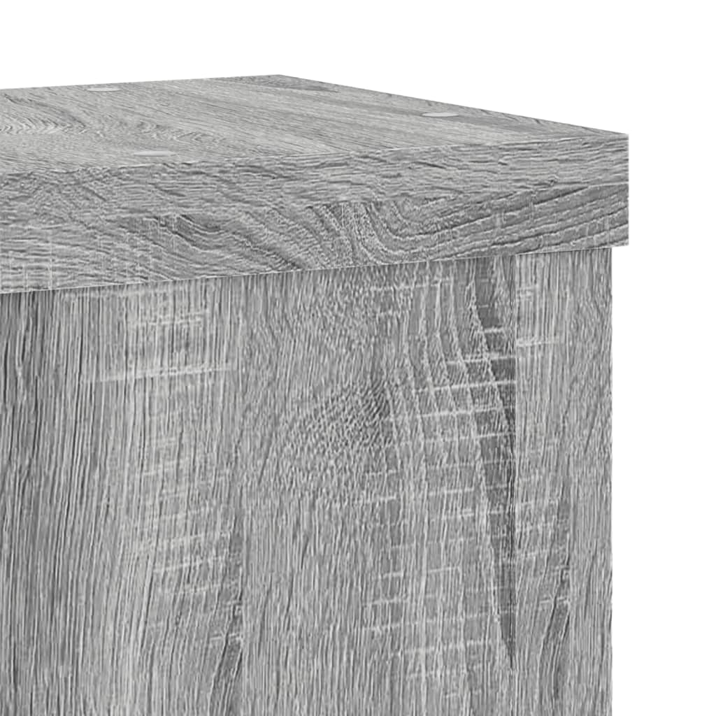 Stalci za biljke 2 kom boja hrasta 15x15x20cm konstruirano drvo