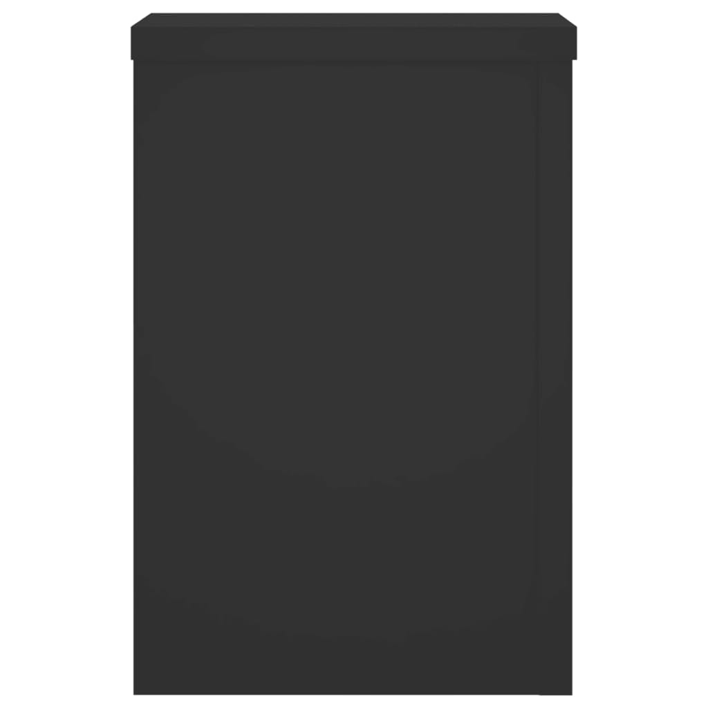 Stalci za biljke 2 kom crni 20x20x30 cm konstruirano drvo