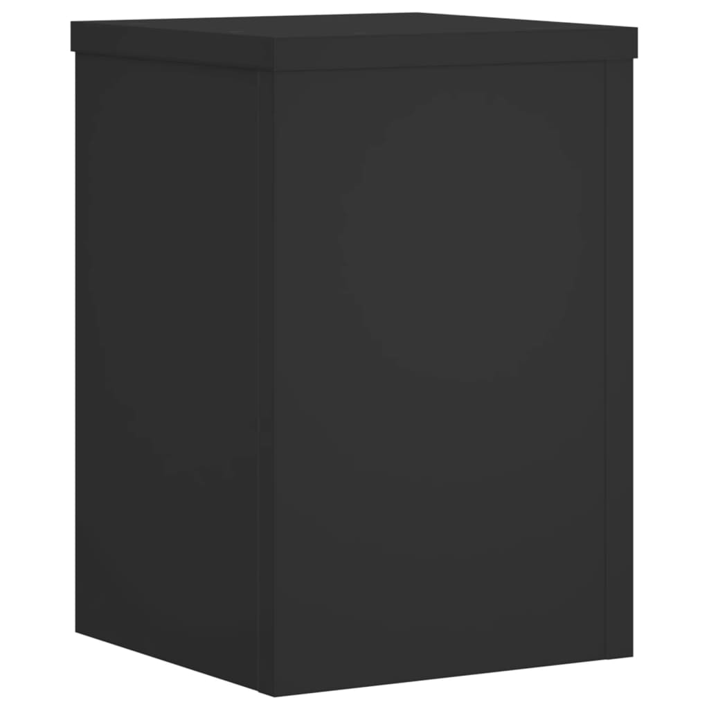 Stalci za biljke 2 kom crni 20x20x30 cm konstruirano drvo