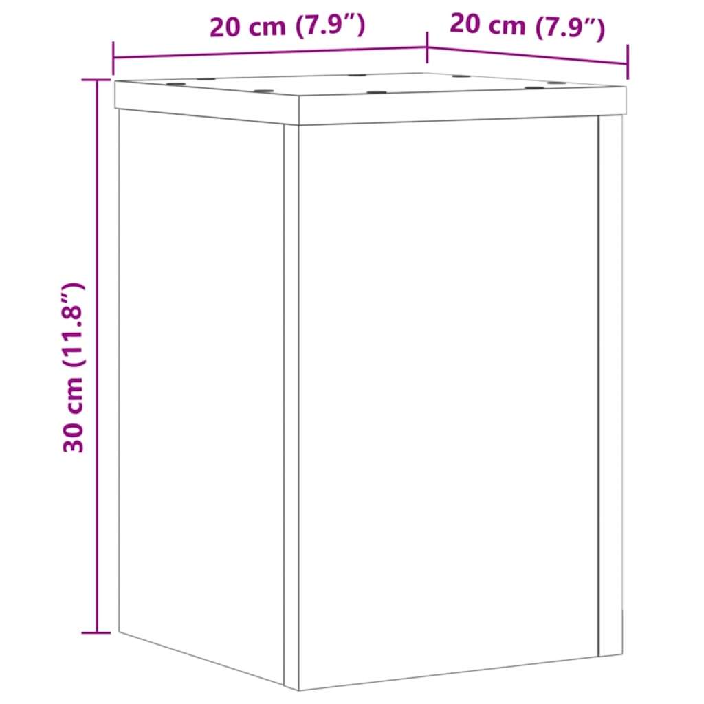 Stalci za biljke 2 kom 20x20x30 cm konstruirano drvo