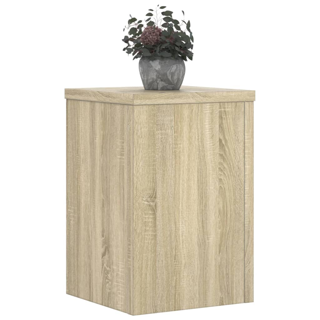 Stalci za biljke 2 kom boja hrasta 25 x 25 x 35 cm drveni