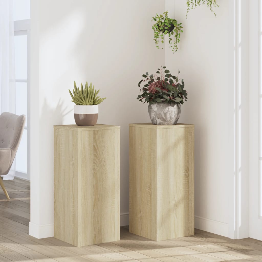 Stalci za biljke 2 kom 30 x 30 x 70 cm konstruirano drvo