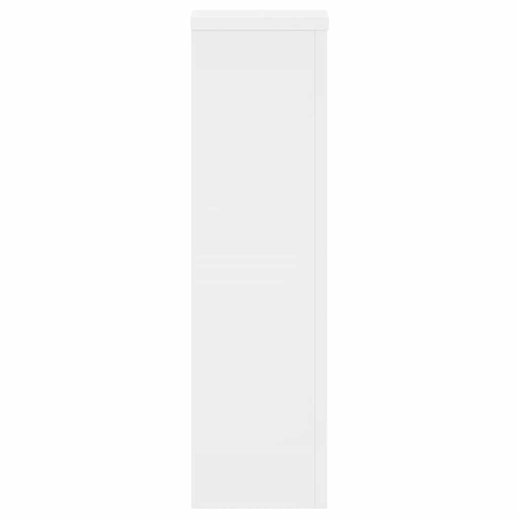 Stalci za biljke 2 kom bijeli 17 x 17 x 60 cm konstruirano drvo