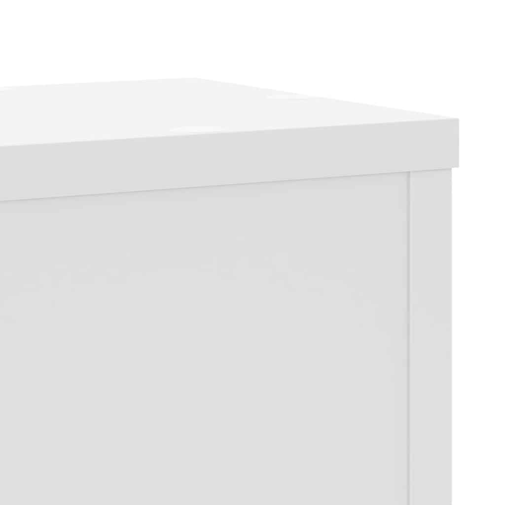 Stalci za biljke 2 kom bijeli 17 x 17 x 60 cm konstruirano drvo