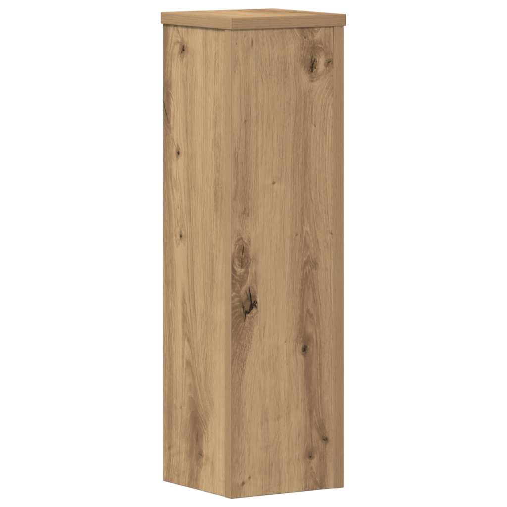 Stalci za biljke 2 kom boja hrasta 17 x 17 x 60 cm drveni