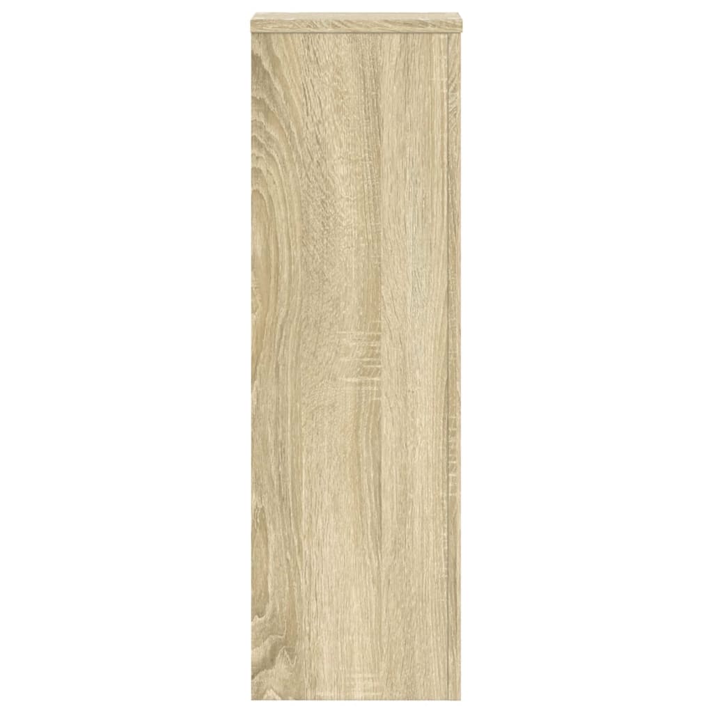 Stalci za biljke 2 kom boja hrasta 25x25x80cm konstruirano drvo