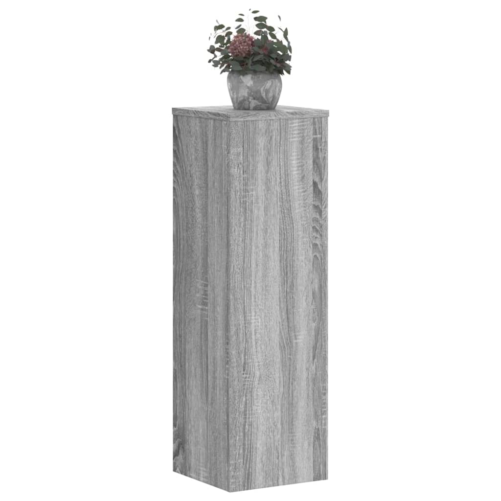 Stalci za biljke 2 kom boja hrasta 25x25x80cm konstruirano drvo