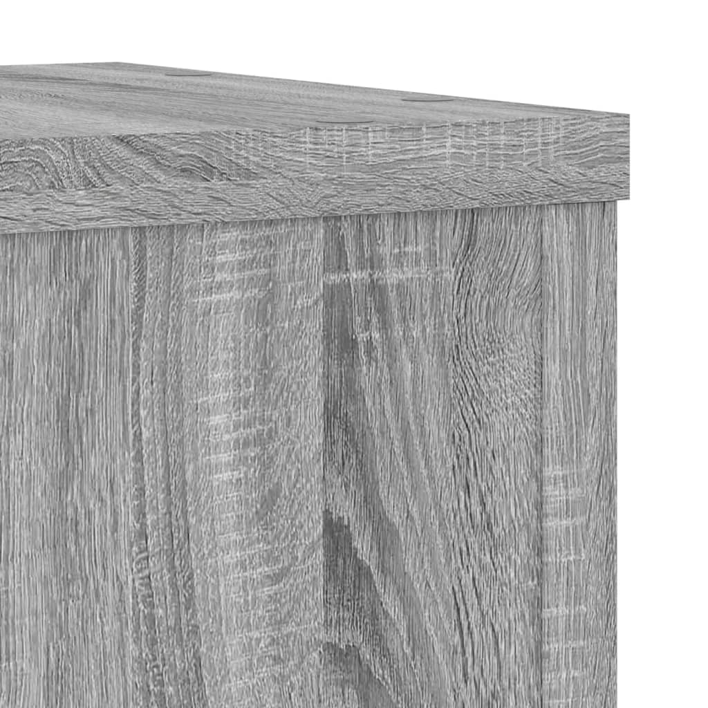 Stalci za biljke 2 kom boja hrasta 25x25x80cm konstruirano drvo