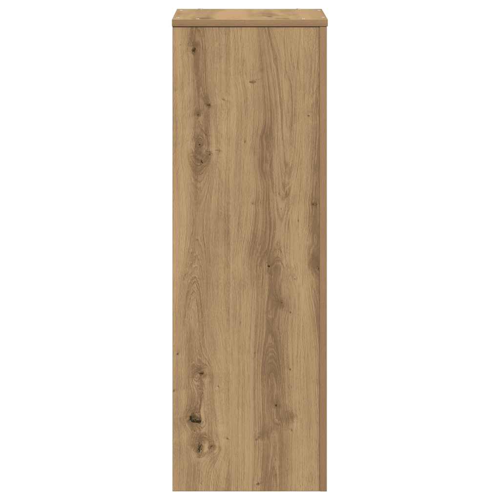 Stalak za biljke boja hrasta 33 x 33 x 100 cm konstruirano drvo Smeđa