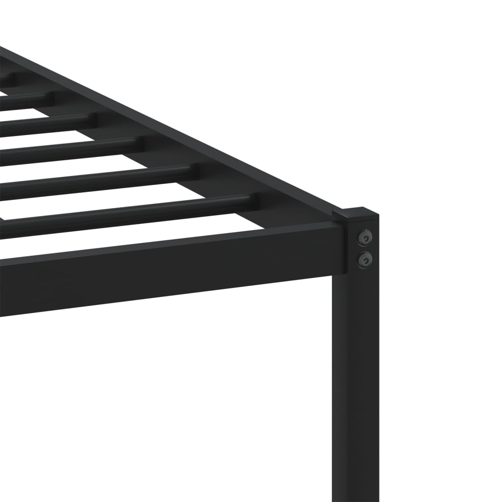 Metalni okvir kreveta bez madraca boja hrasta 90x190 cm