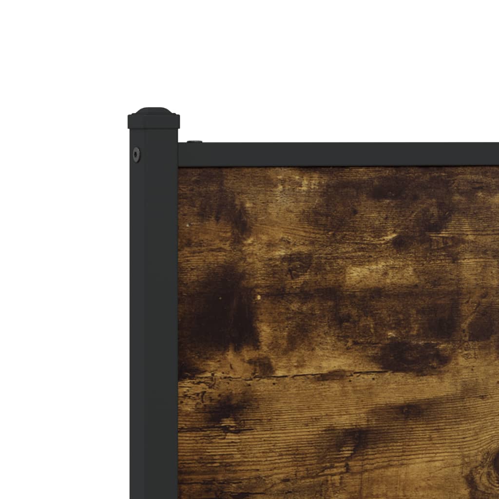 Metalni okvir kreveta bez madraca boja hrasta 120x200 cm