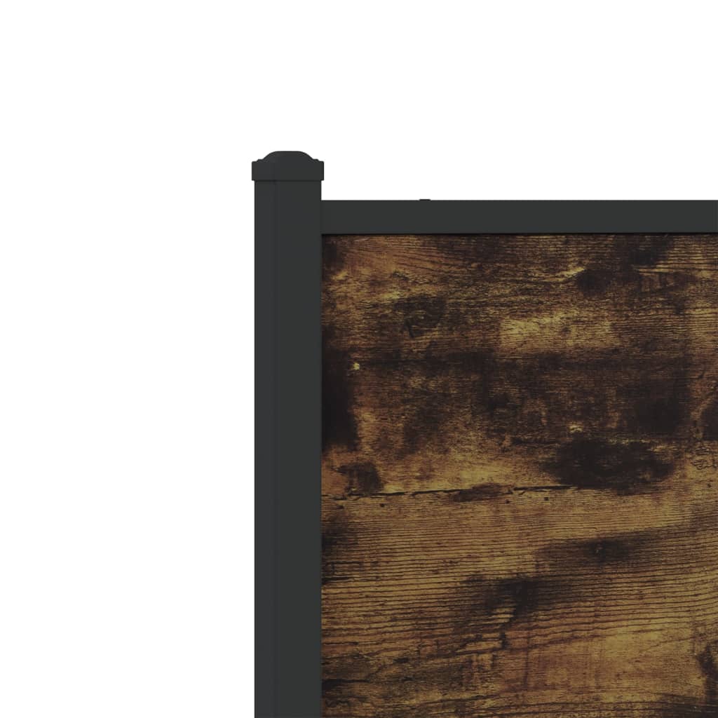 Metalni okvir kreveta bez madraca boja hrasta 100x200 cm