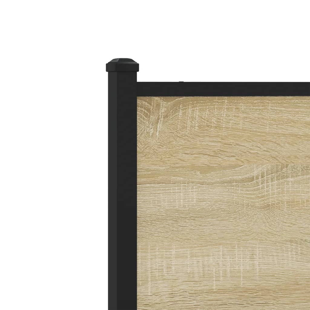 Metalni okvir kreveta bez madraca boja hrasta sonome 100x190 cm