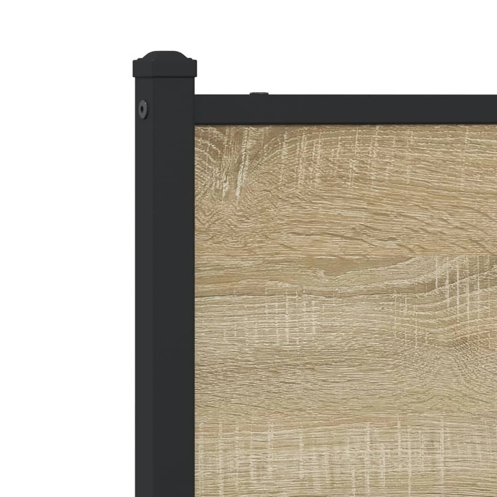 Metalni okvir kreveta bez madraca boja hrasta sonome 140x190 cm