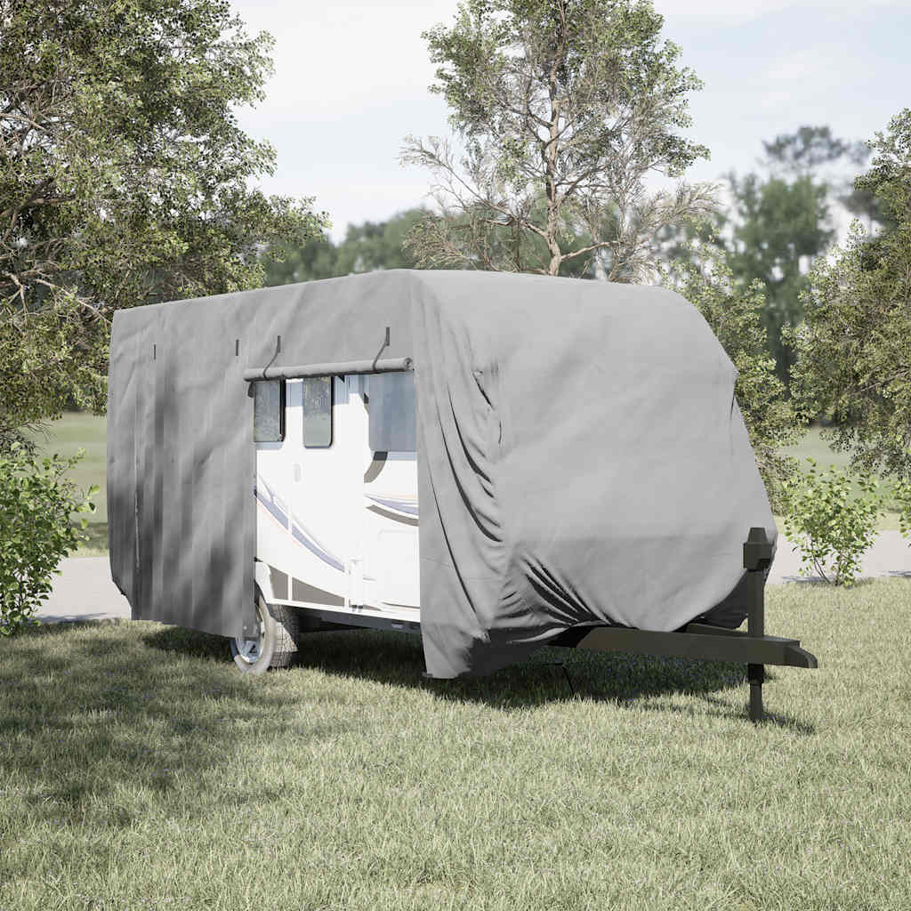 Navlaka za karavan siva 460x250x220 cm netkana tkanina
