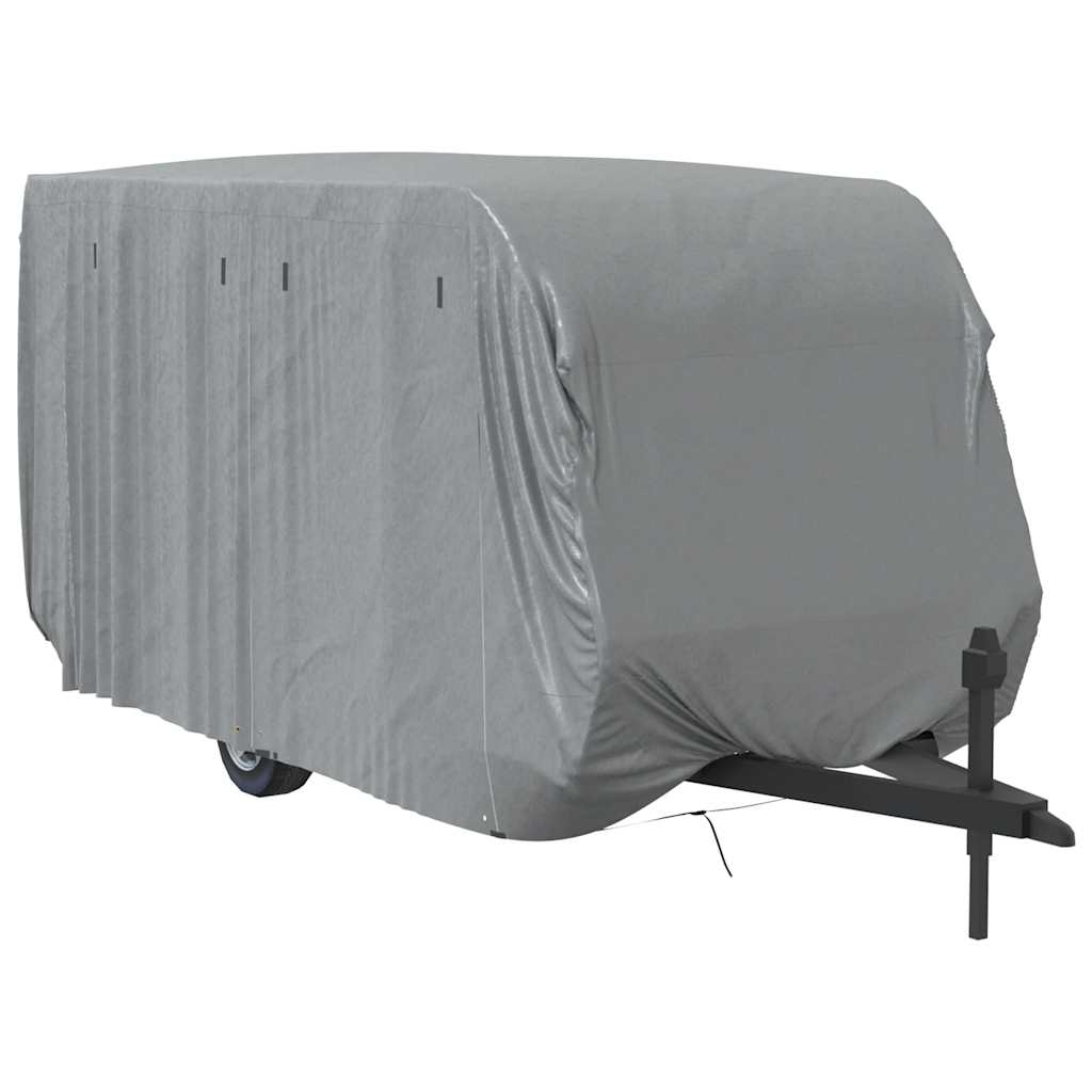 Navlaka za karavan siva 460x250x220 cm netkana tkanina