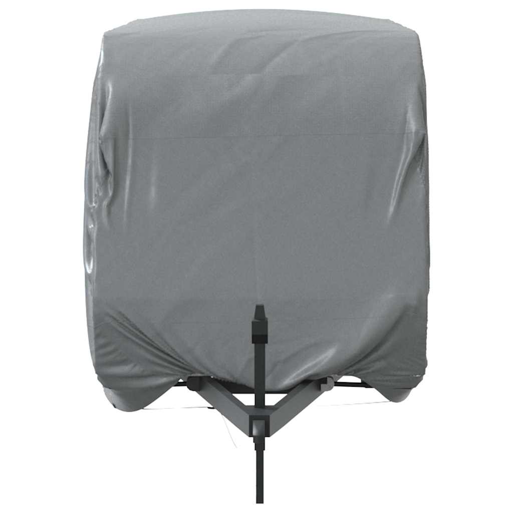 Navlaka za karavan siva 460x250x220 cm netkana tkanina
