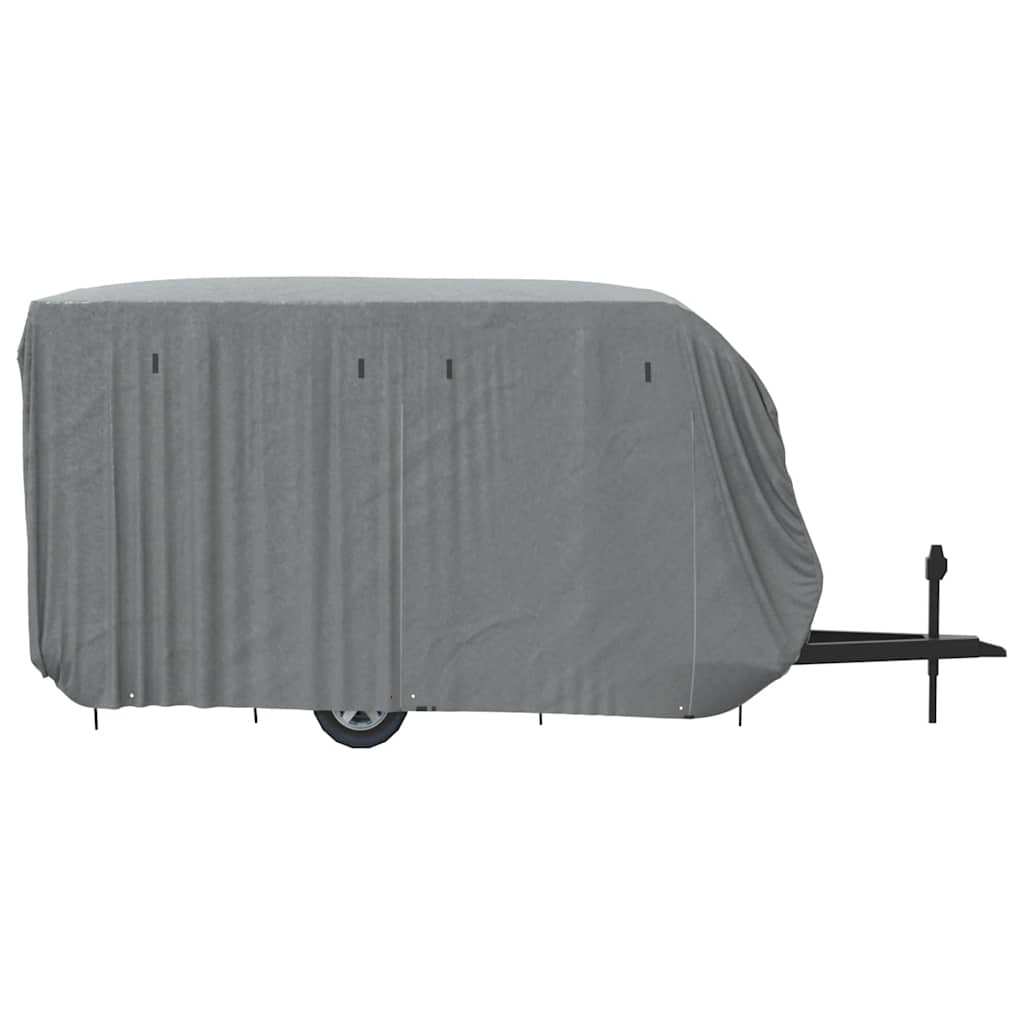 Navlaka za karavan siva 460x250x220 cm netkana tkanina