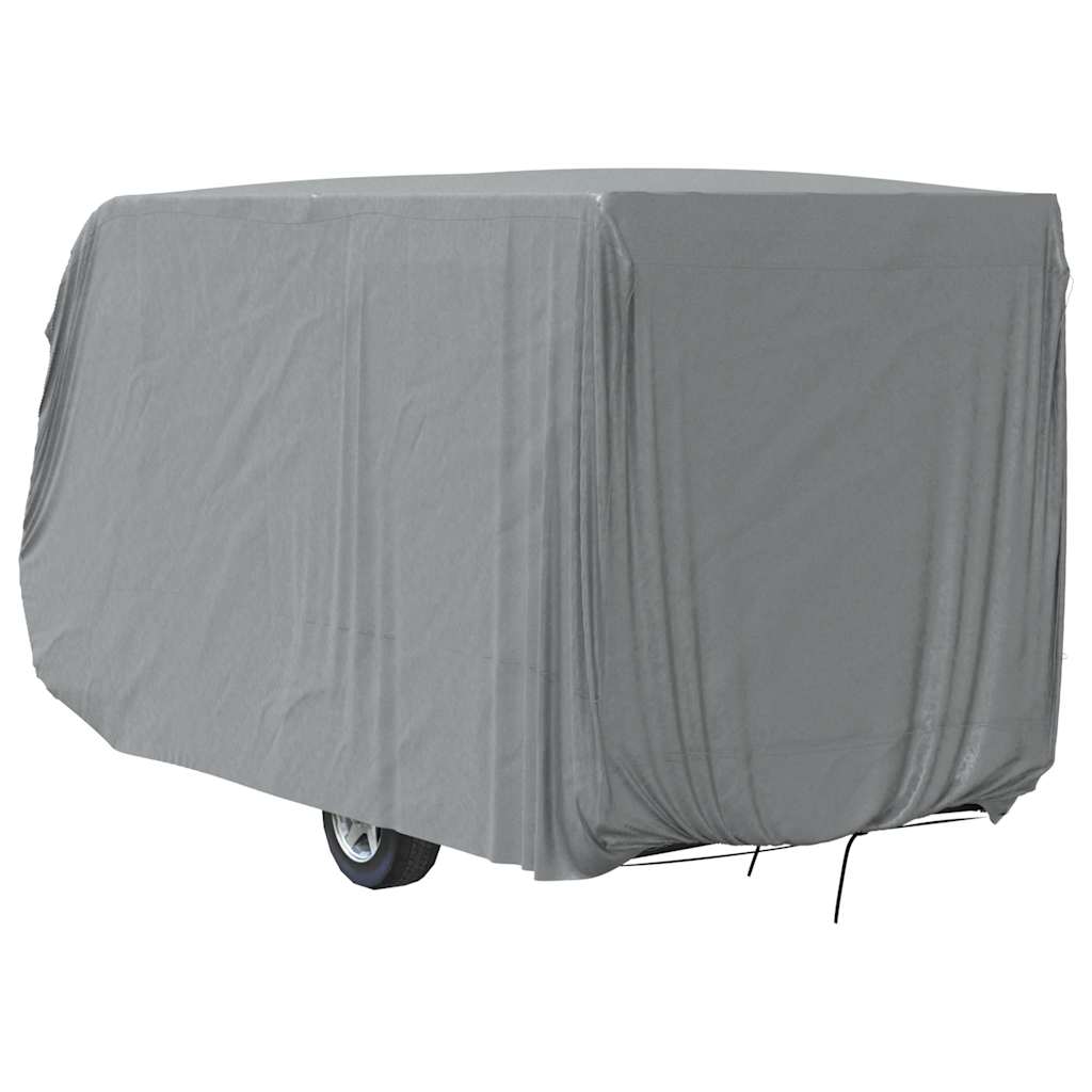 Navlaka za karavan siva 460x250x220 cm netkana tkanina
