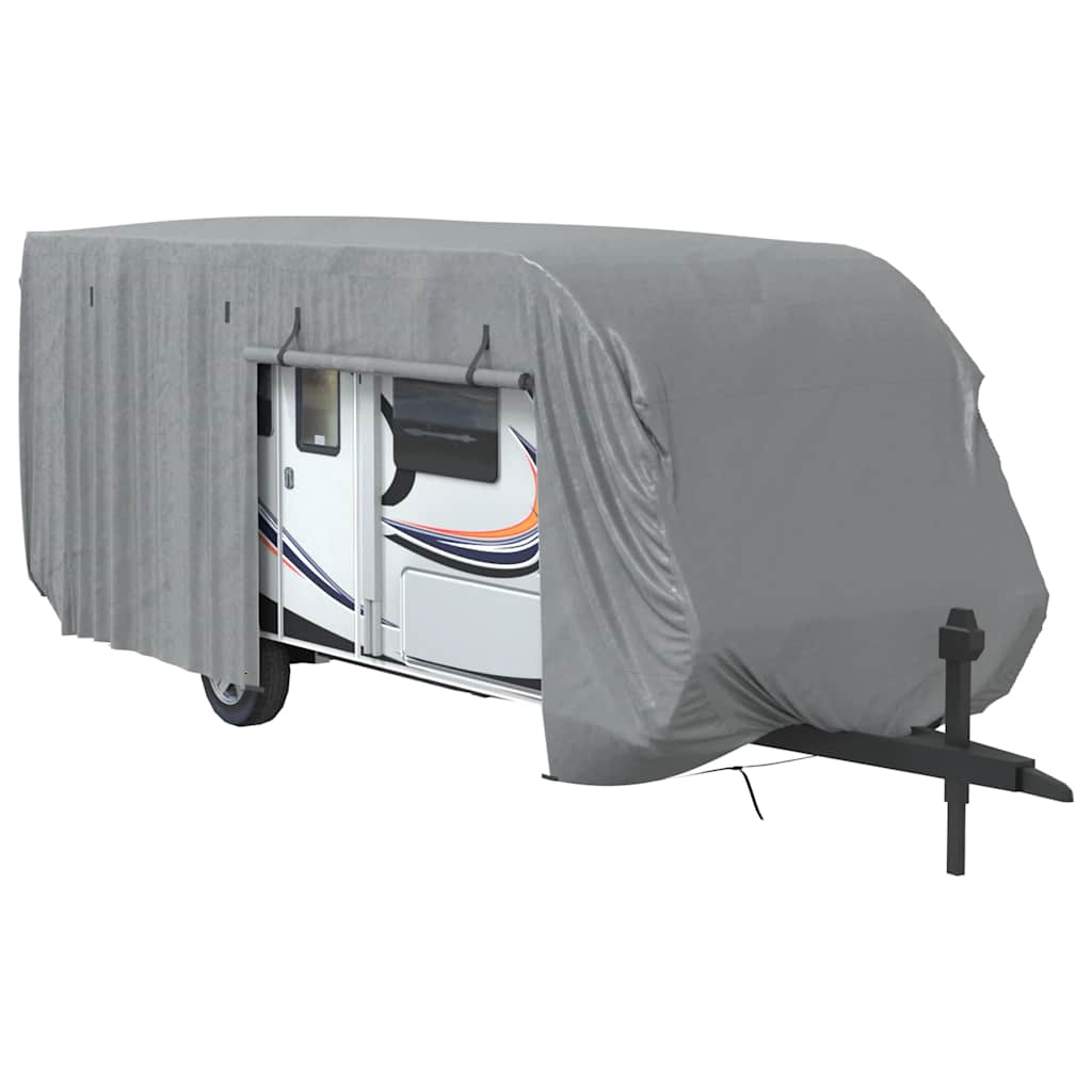 Navlaka za karavan siva 732x250x220 cm netkana tkanina