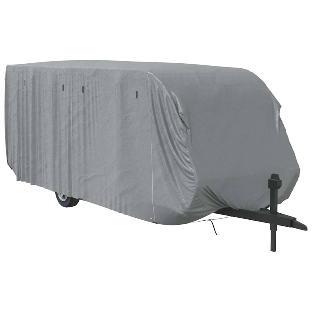 Navlaka za karavan siva 732x250x220 cm netkana tkanina