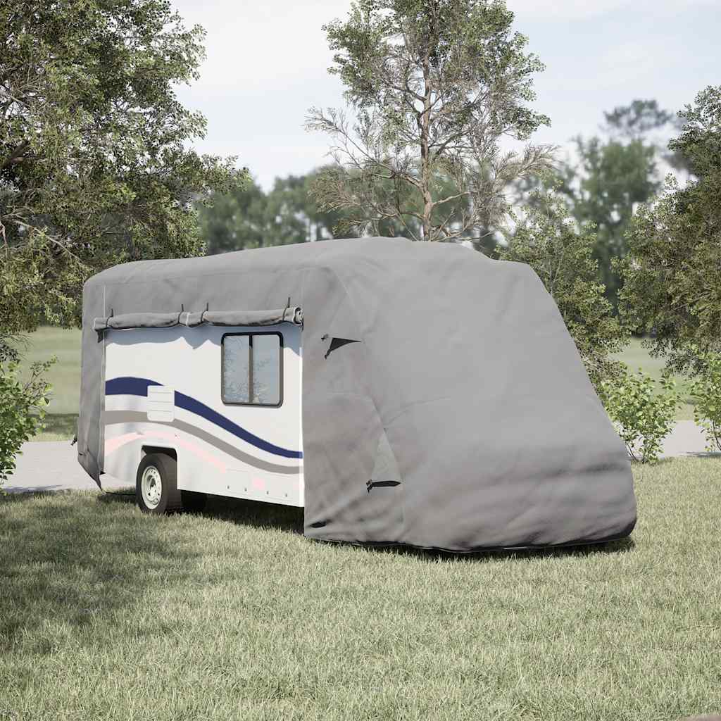 Navlake za kamper sive 660x235x275 cm netkana tkanina