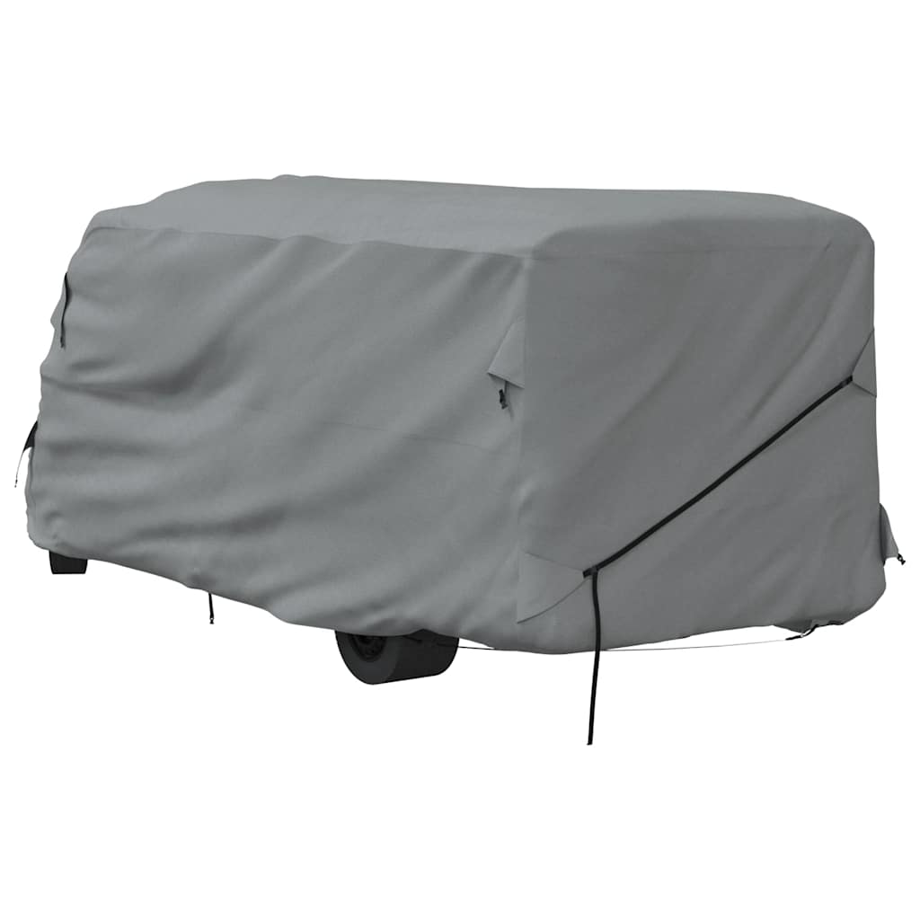 Navlake za kamper sive 660x235x275 cm netkana tkanina
