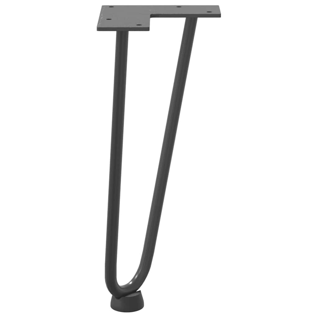 Noge s ukosnicama za stolić za kavu 4 kom. antracit 30 cm puni čelik