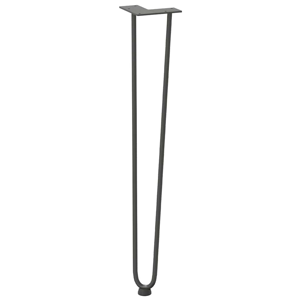 ukosne noge za konzolne stoliće za konzolni stolić 4 kom. antracit 72 cm puni čelik