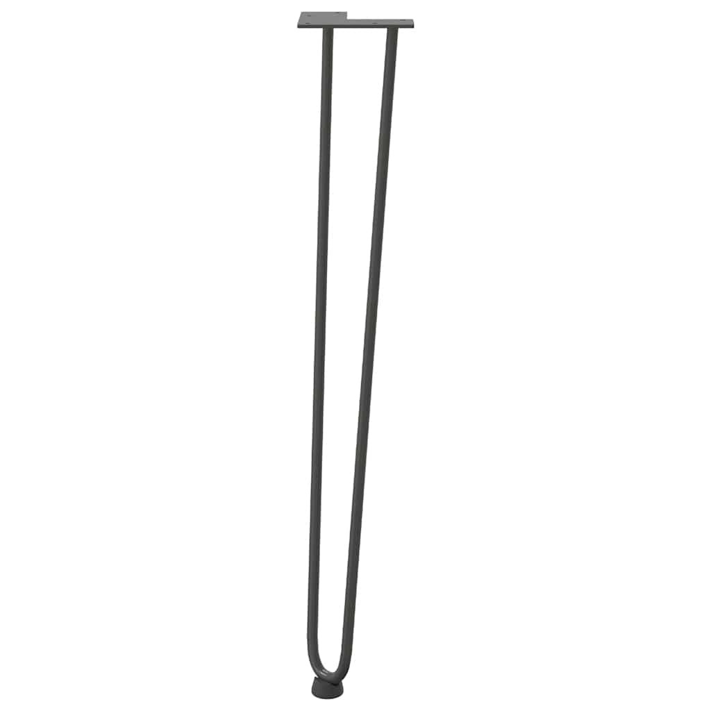 ukosne noge za konzolne stoliće za konzolni stolić 4 kom. antracit 72 cm puni čelik