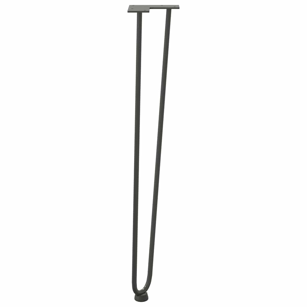 ukosne noge za konzolne stoliće za konzolni stolić 4 kom. antracit 72 cm puni čelik