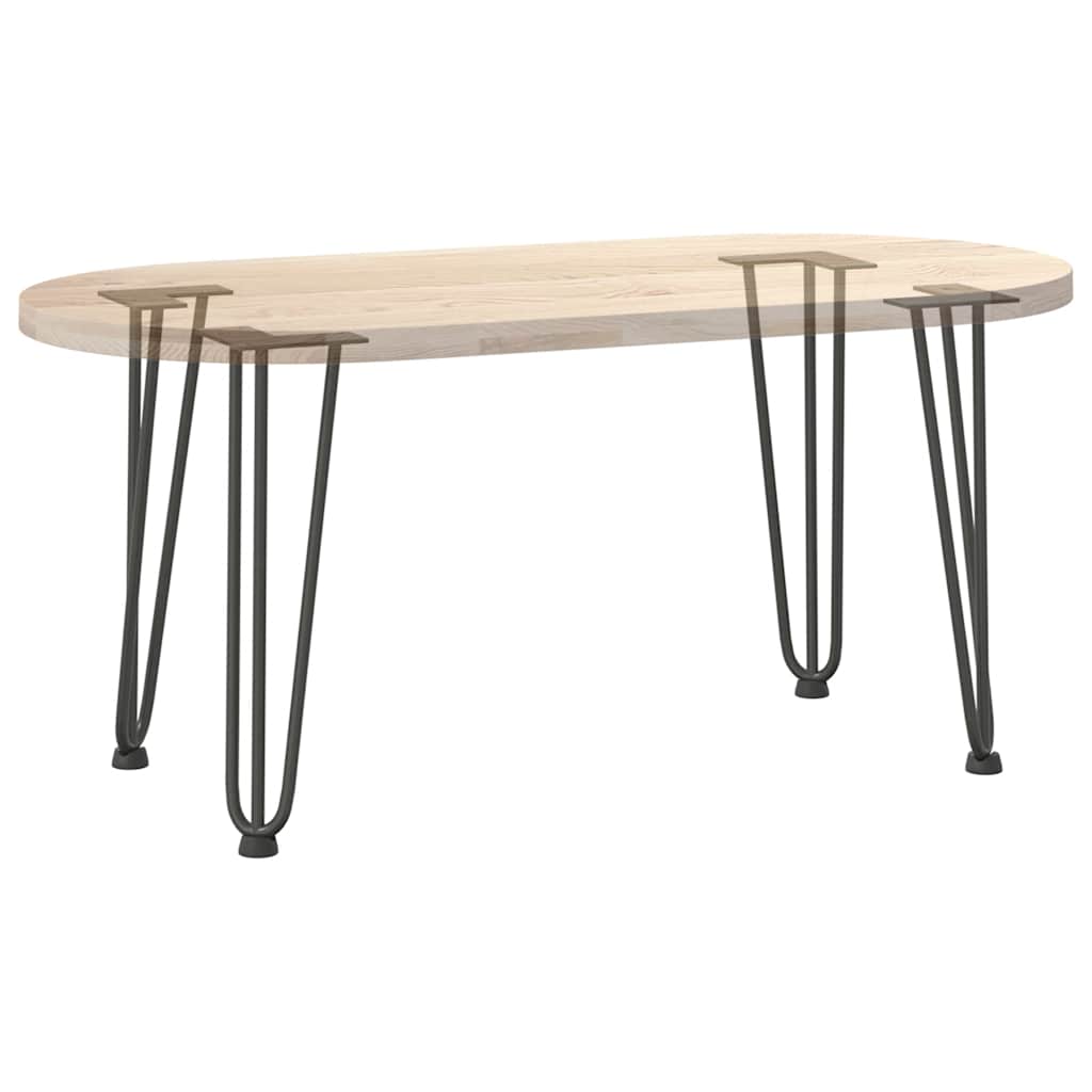 Noge s ukosnicama za stolić za kavu 4 kom. antracit 42 cm puni čelik