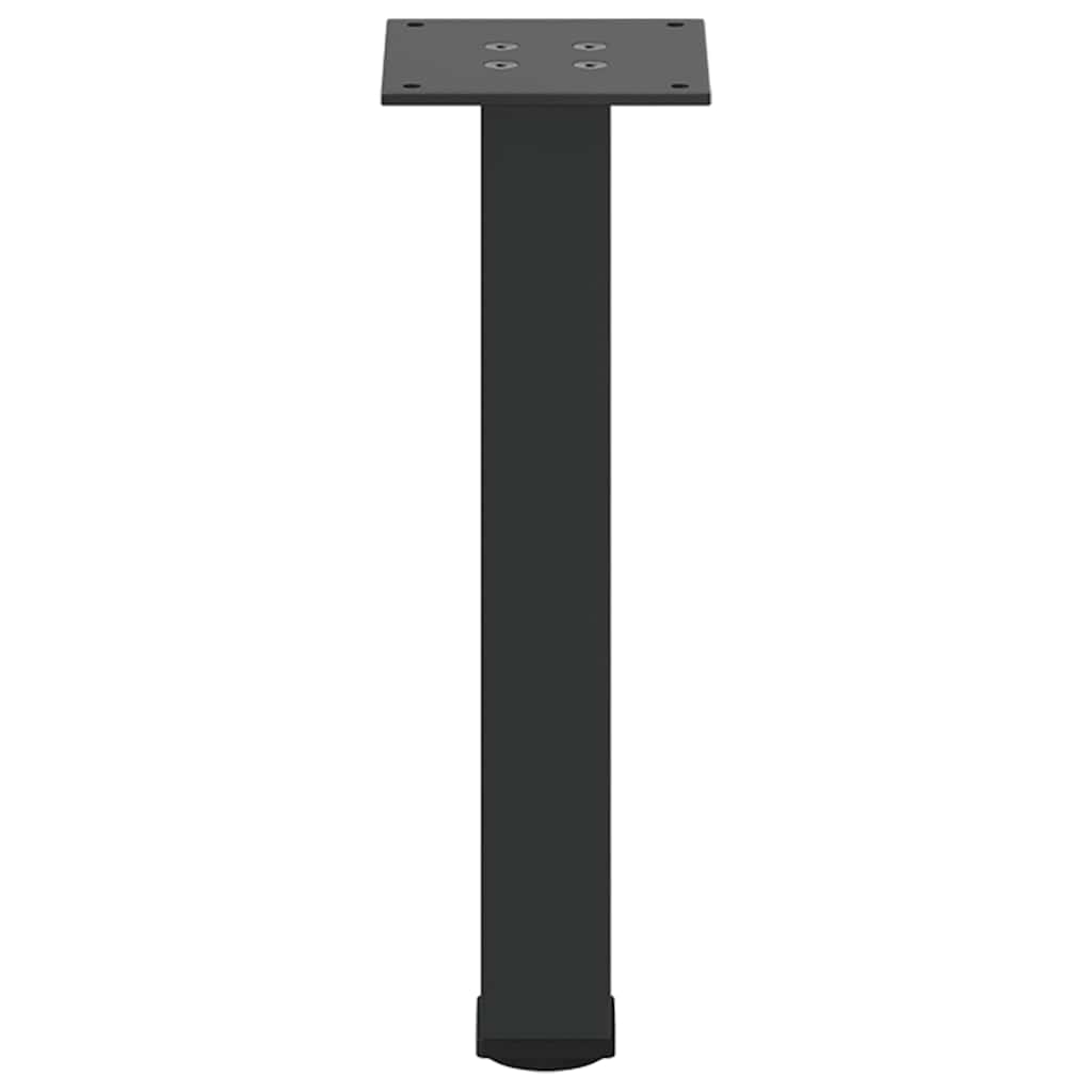 Noge za klub stolić 4 kom. Crne 30-32 cm Čelične