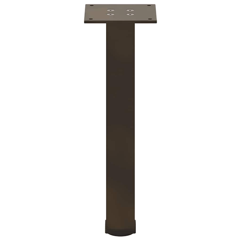 Noge za klub stolić 4 kom. Prirodni čelik 42-44 cm Čelik
