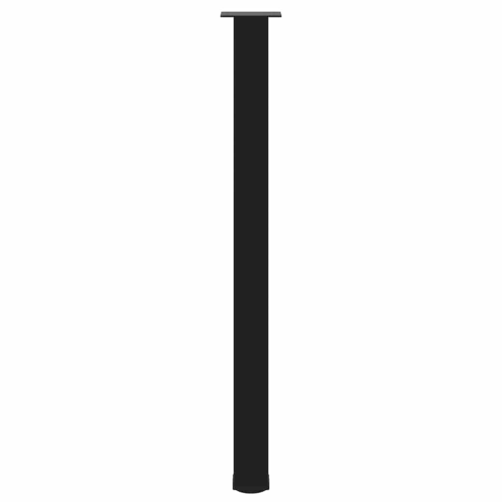 Noge za barski stol 4 kom Crne 110-112 cm Čelične