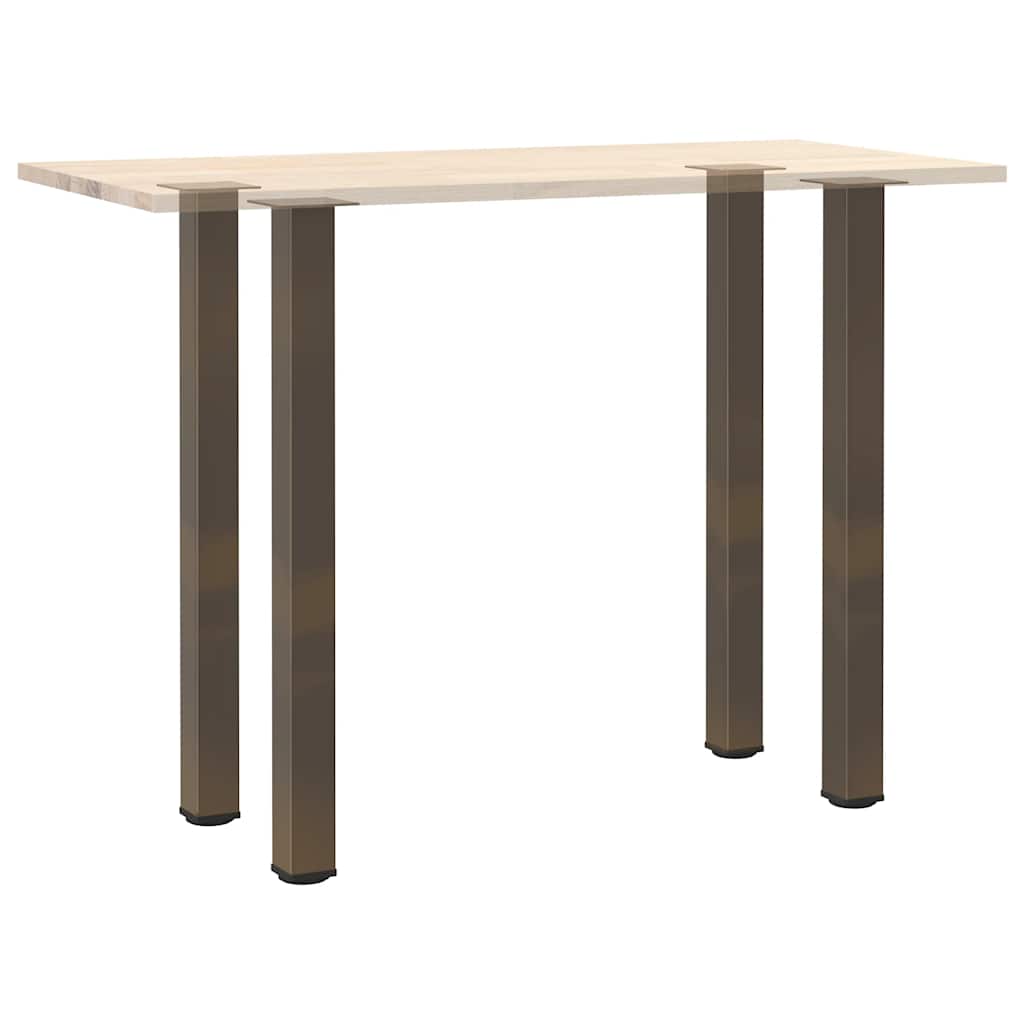 Noge za barski stol 4 kom. Prirodni čelik 110-112 cm Čelik
