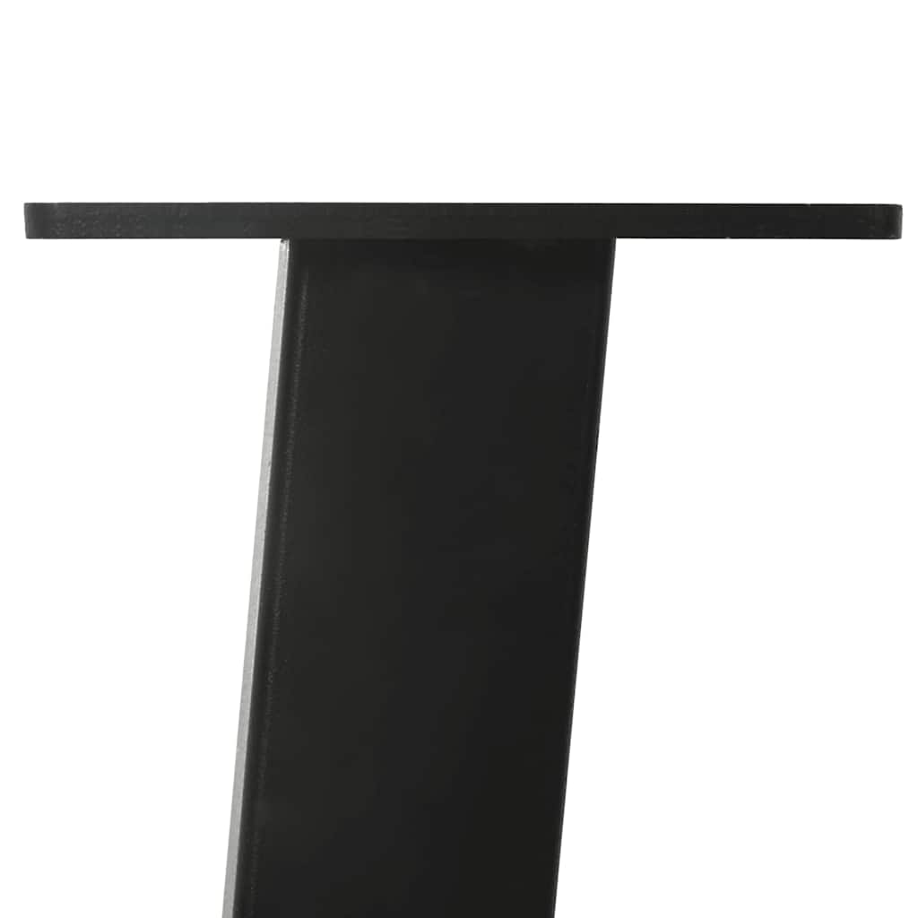 Noge za klub stolić 4 kom. Crne 42 cm Čelik