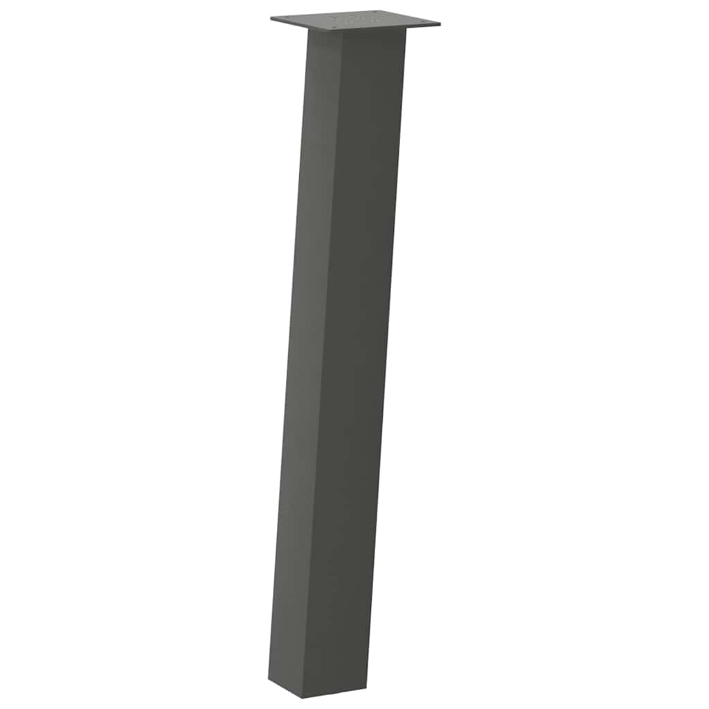 Noge za konzolni stol 4 kom. antracit 72 cm čelik