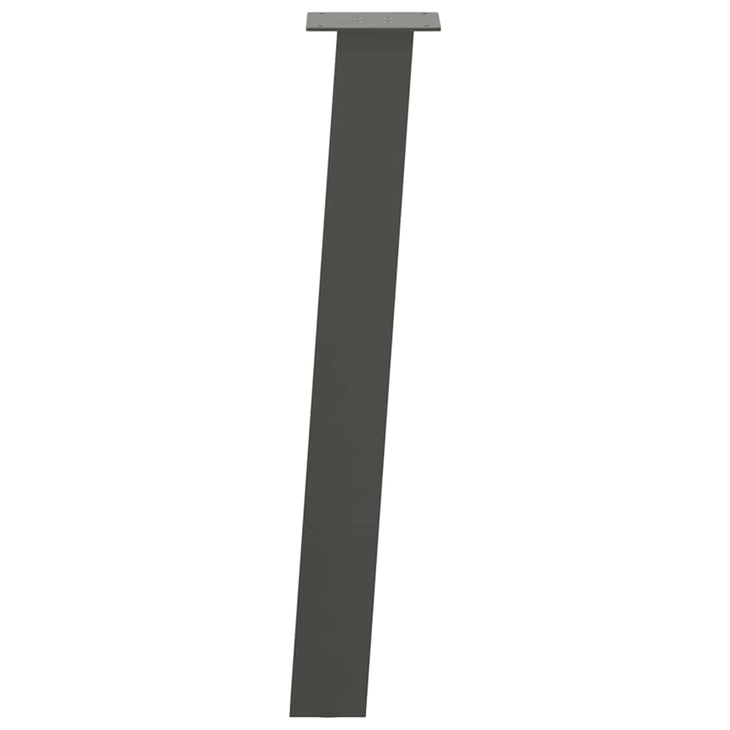 Noge za konzolni stol 4 kom. antracit 72 cm čelik