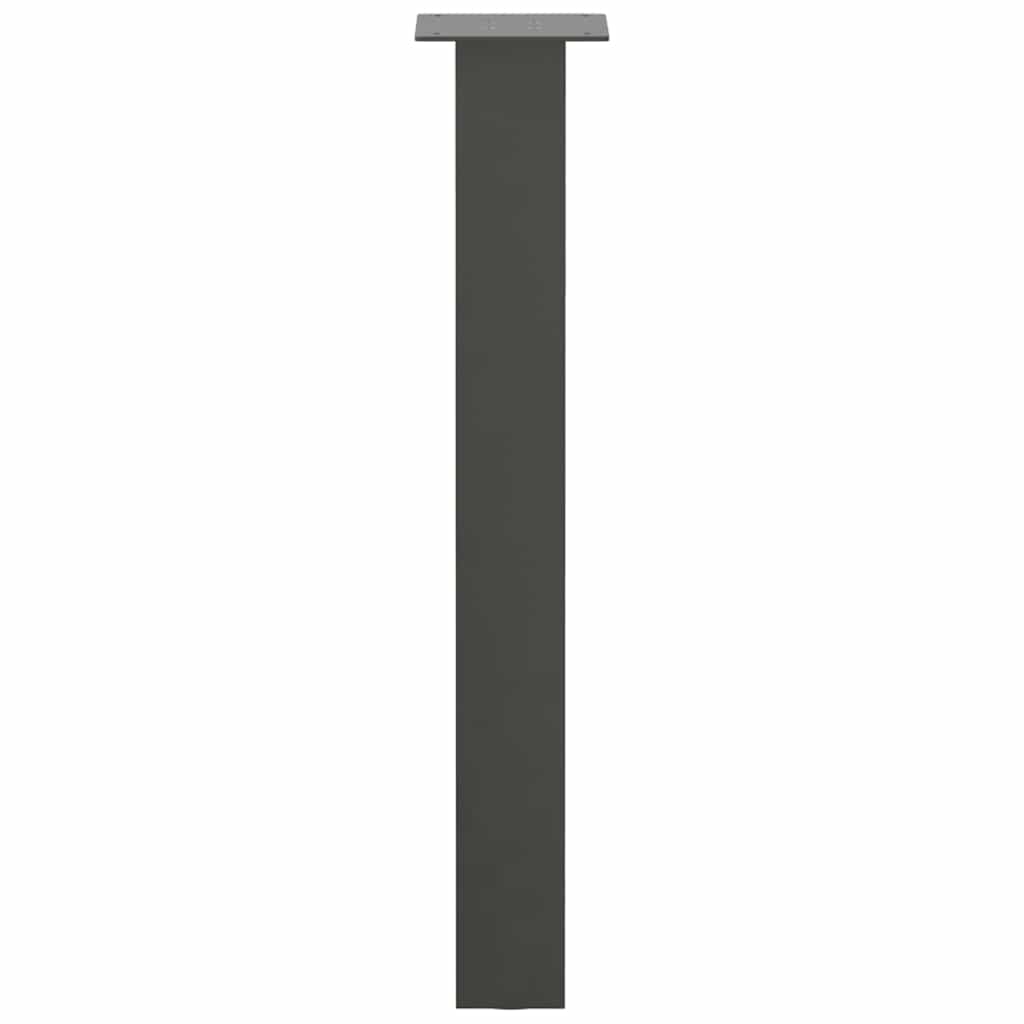 Noge za konzolni stol 4 kom. antracit 72 cm čelik