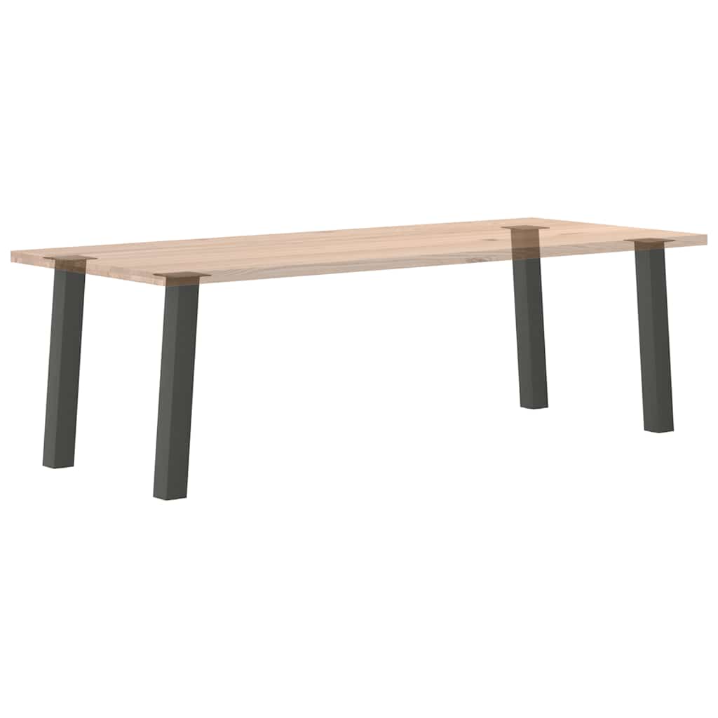 Noge za konzolni stol 4 kom. antracit 72 cm čelik