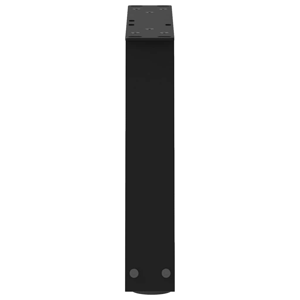 Noge za klub stolić V-oblika 2 kom Crne 40 x (30-31,3) cm Čelik